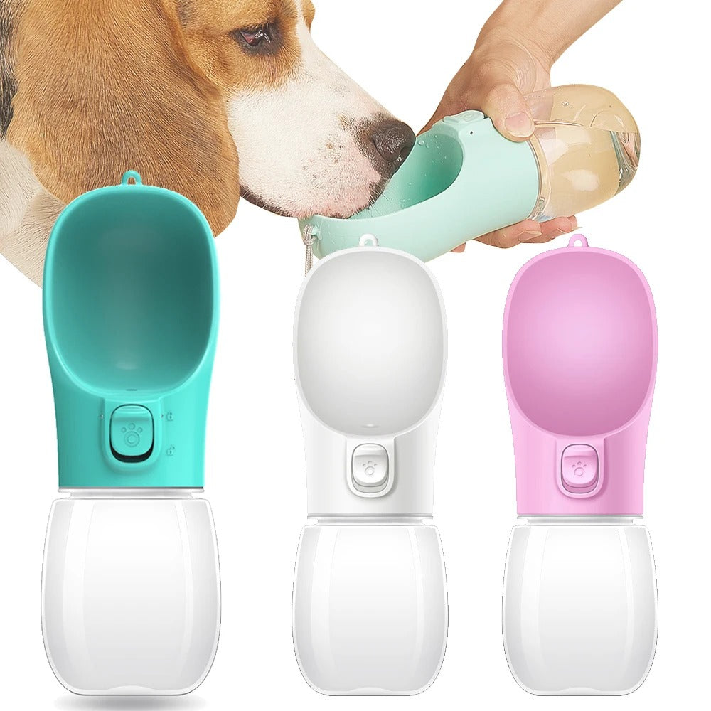 Pierre Hydration – Leak-Proof Dog Water Bottle with One-Hand Operation | BPA-Free & Portable for Walks and Travel