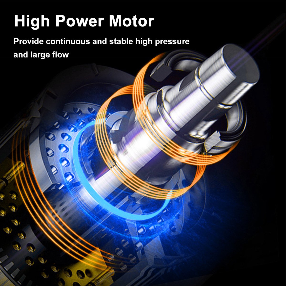 Wireless High-Pressure Cleaner – Cordless Power Washer with 12000mAh Battery for Outdoor Cleaning