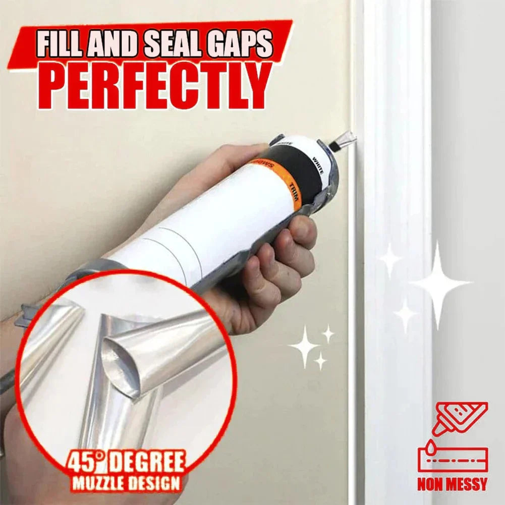 EasyCaulking Pro – 14-in-1 Stainless Steel Applicator Set for Seamless Sealing
