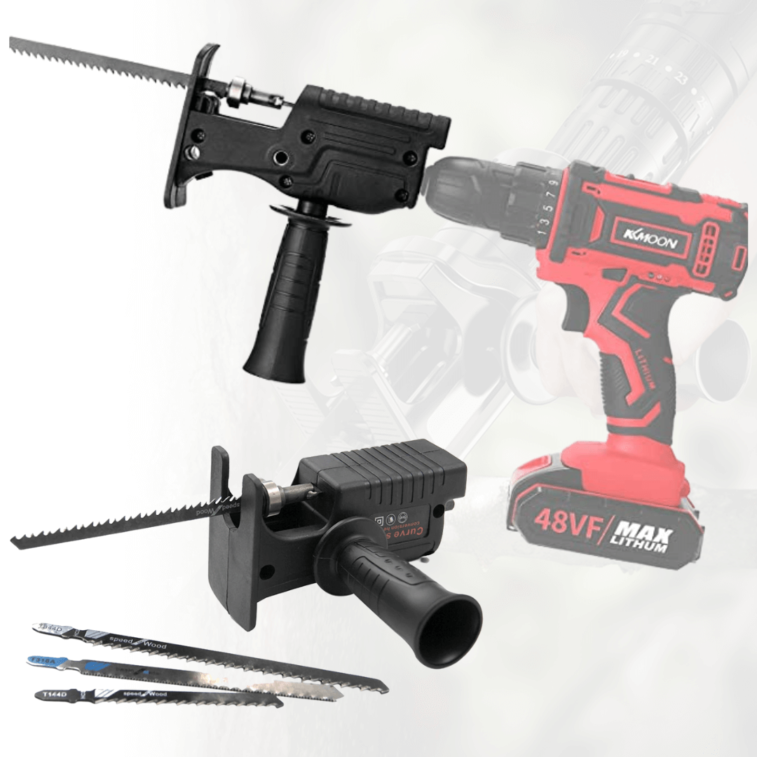 Bladeex Drill Adapter – Convert Your Drill into a Powerful Reciprocal Saw for Wood & Metal Cutting