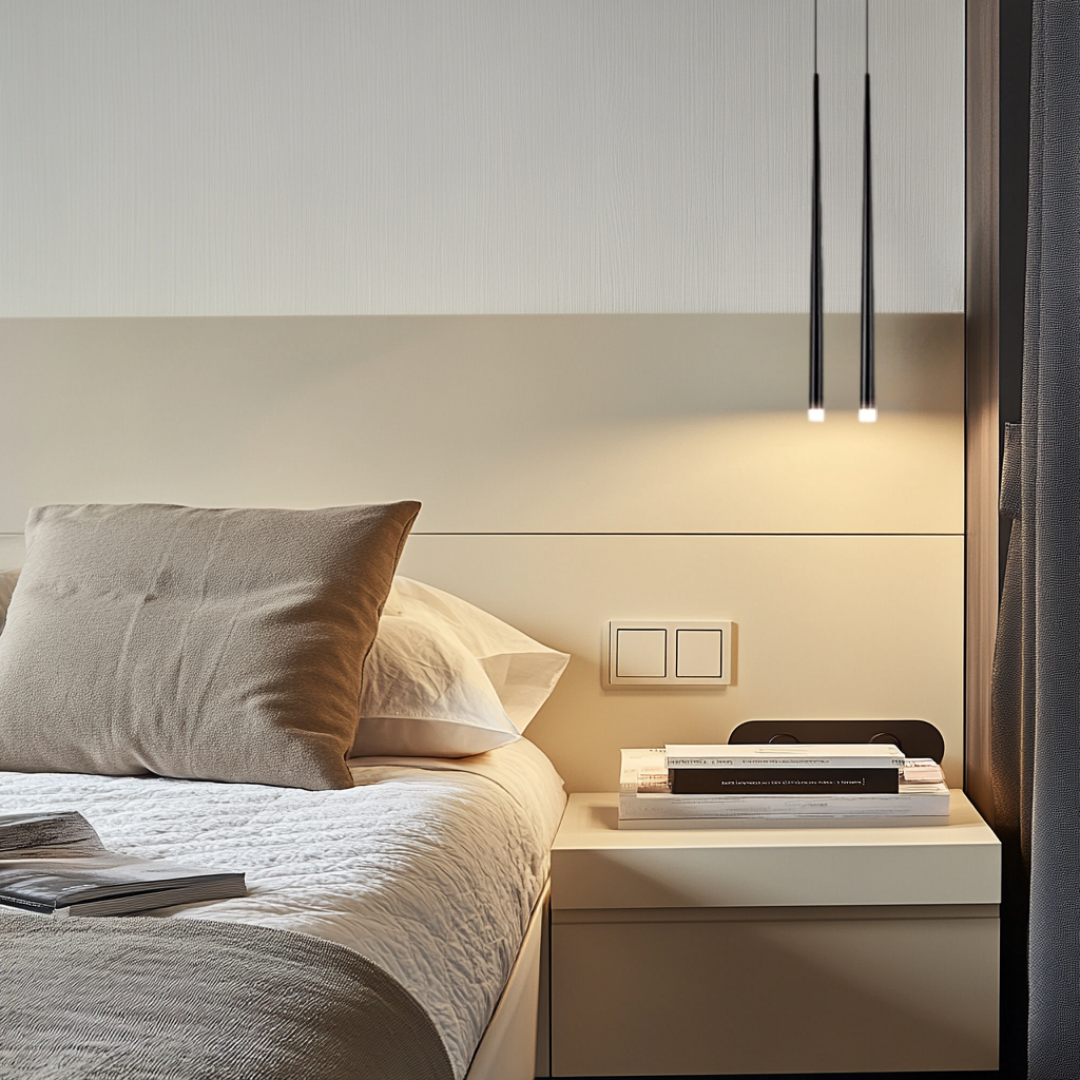 ECLIPTA™⎪Elegant Drop-Shaped Pendant Light with Adjustable Warm Glow