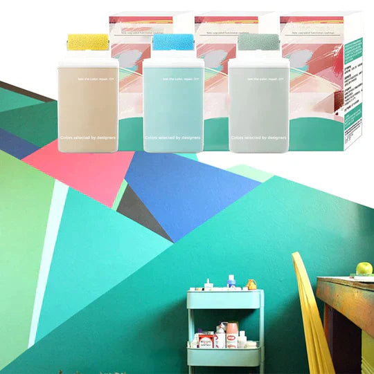 Wall Repair Paint Roller – Integrated Brush for Quick & Smooth Touch-Ups