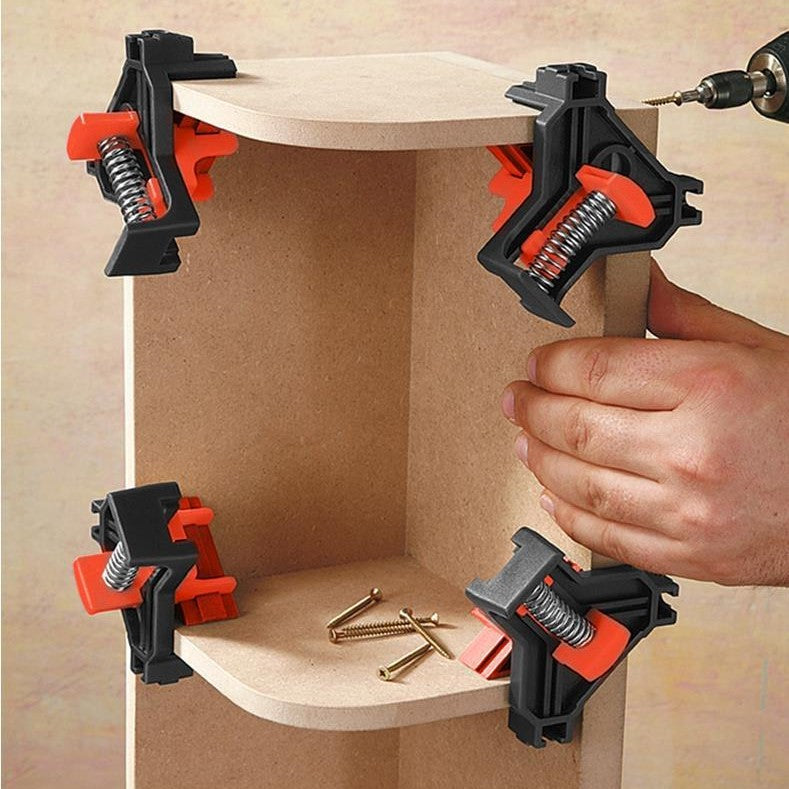 Efficient Woodworking Clamp Set – Precision Corner Clamps for Secure 60°, 90°, 120° Woodworking Projects
