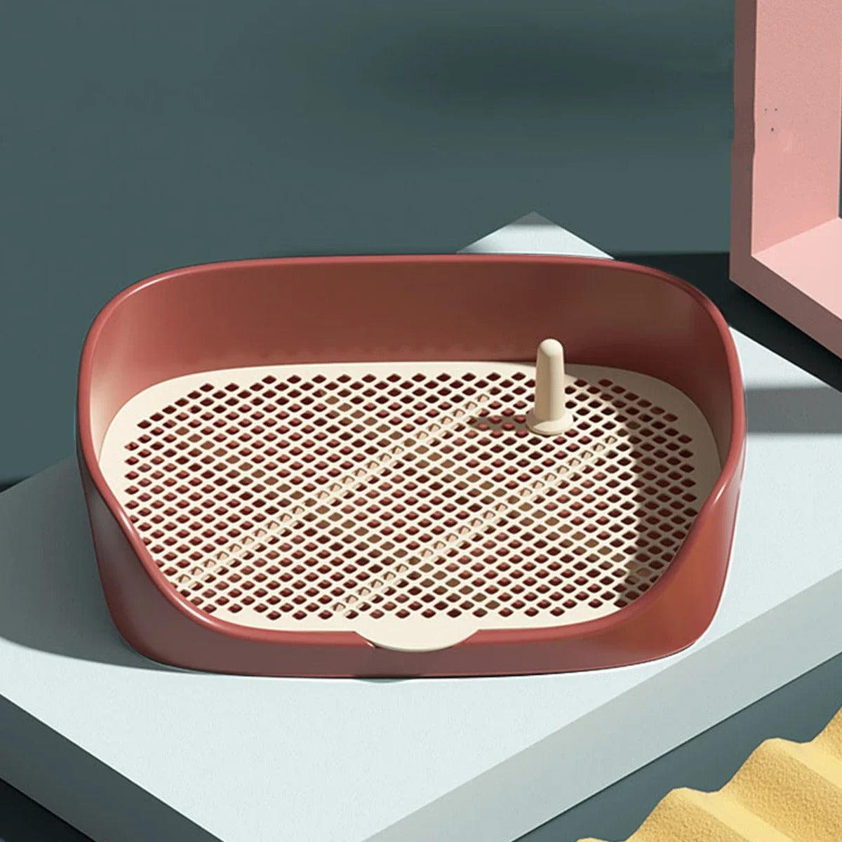 Victor Formation – Puppy Toilet Trainer with Splash Guard | Hygienic Training Tray for Housebreaking Dogs & Kittens