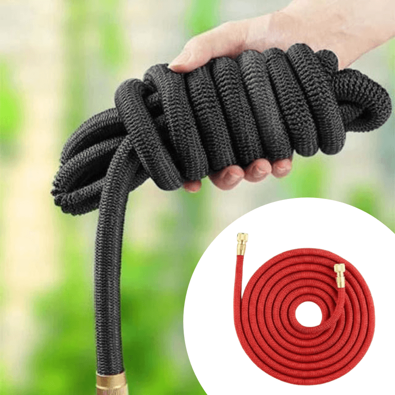 Telescopic Garden Hose – Expandable, Tangle-Free Water Hose with Quick Connector for Effortless Gardening