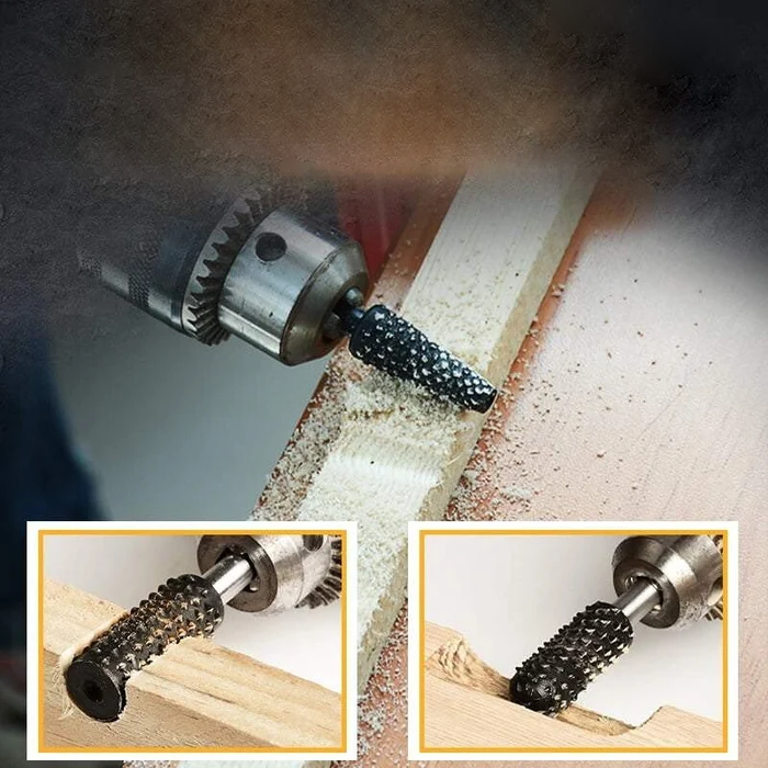 Rotary Burr Set – High-Carbon Steel Drill Bits for Wood & Metal Engraving