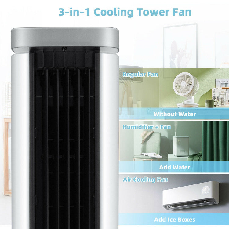 Compact 3-in-1 Evaporative Cooler – Portable Air Fan with Adjustable Timer | Efficient Cooling | For Indoor Daily Use