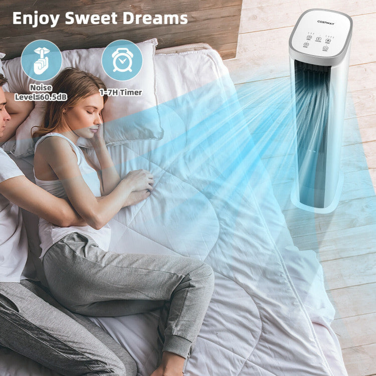 Compact 3-in-1 Evaporative Cooler – Portable Air Fan with Adjustable Timer | Efficient Cooling | For Indoor Daily Use