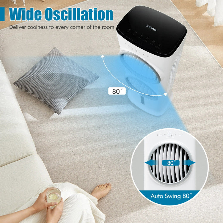 Remote-Controlled Evaporative Cooler – 3-in-1 Air Fan with 9-Hour Timer Setting | Flexible Airflow | For Personalized Home Comfort