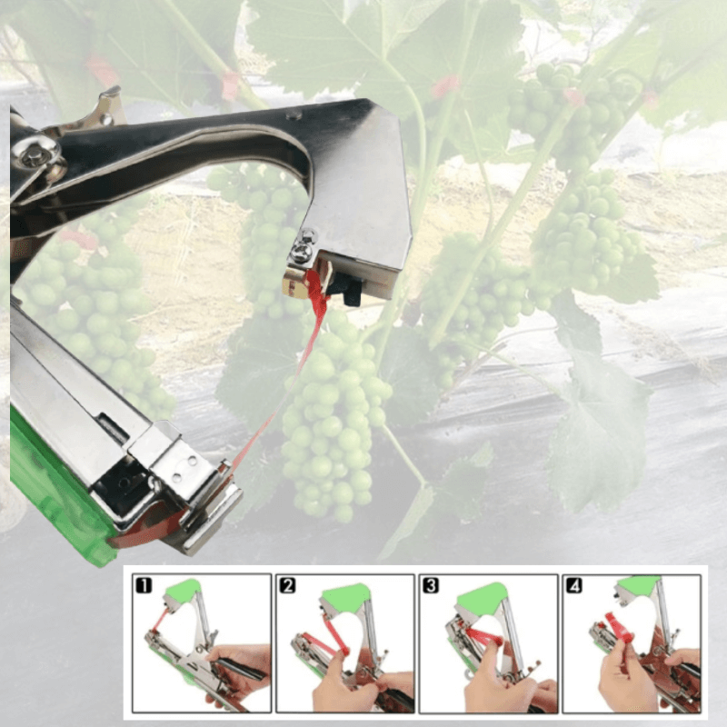 Plant Support Tool Set – Easy Plant Tying System for Climbing Plants, Flowers & Vegetables
