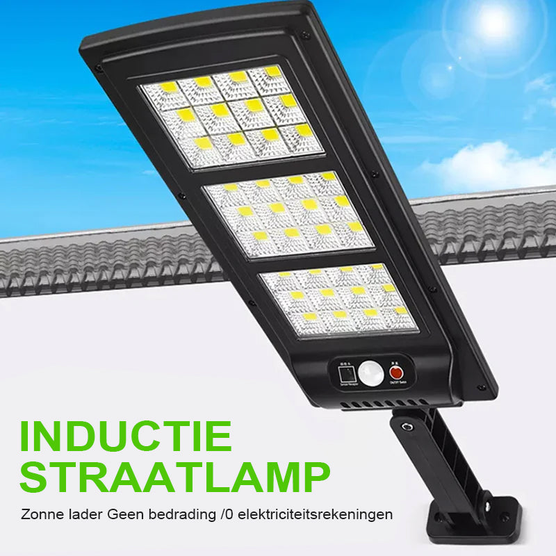 SolarBright Motion Sensor Garden Lamp – Wireless IP65 Outdoor LED Light with Remote Control & 6000K Cool White Illumination