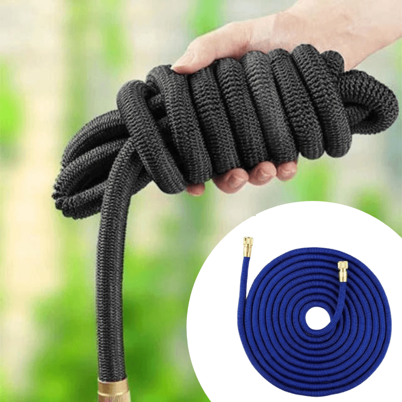 Telescopic Garden Hose – Expandable, Tangle-Free Water Hose with Quick Connector for Effortless Gardening