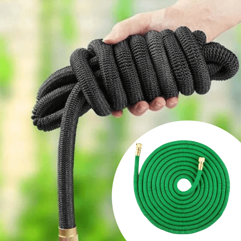 Telescopic Garden Hose – Expandable, Tangle-Free Water Hose with Quick Connector for Effortless Gardening