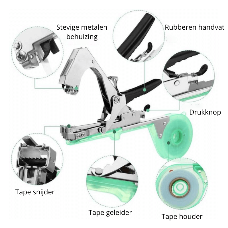 Plant Support Tool Set – Easy Plant Tying System for Climbing Plants, Flowers & Vegetables