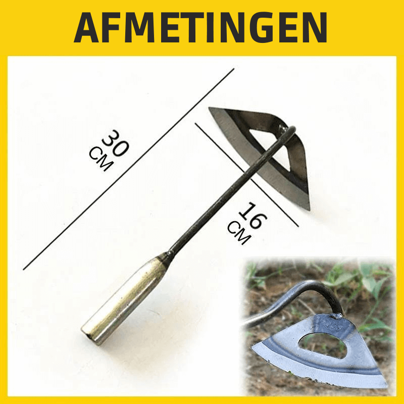 Steel Hollow Hoe – Sharp & Durable Garden Tool for Effortless Weeding and Soil Loosening