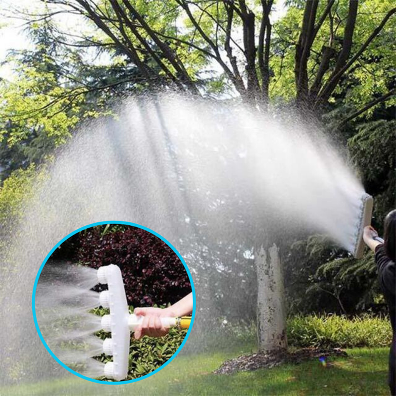 Flowerhose Irrigation Sprayer – Adjustable 3/5 Head Garden Watering System for Gentle, Even Coverage