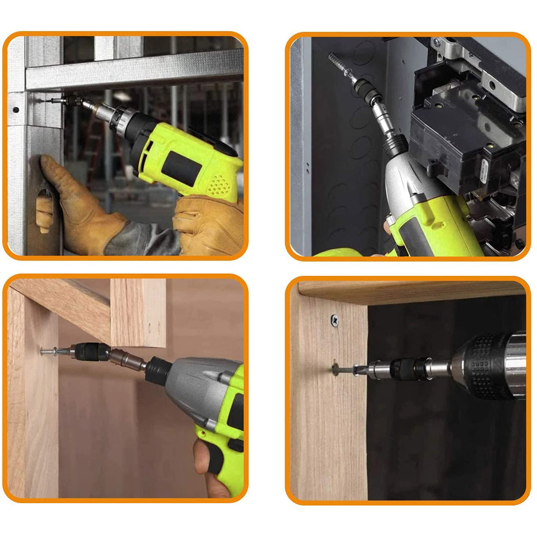 FlexiMag – 180° Magnetic Bit Holder for Tight Space Drilling
