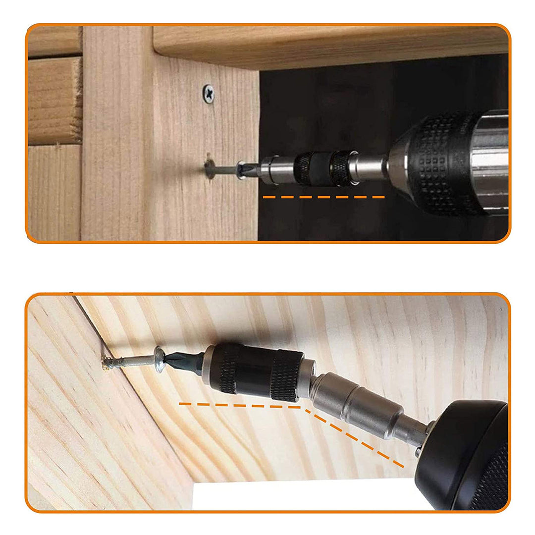 FlexiMag – 180° Magnetic Bit Holder for Tight Space Drilling