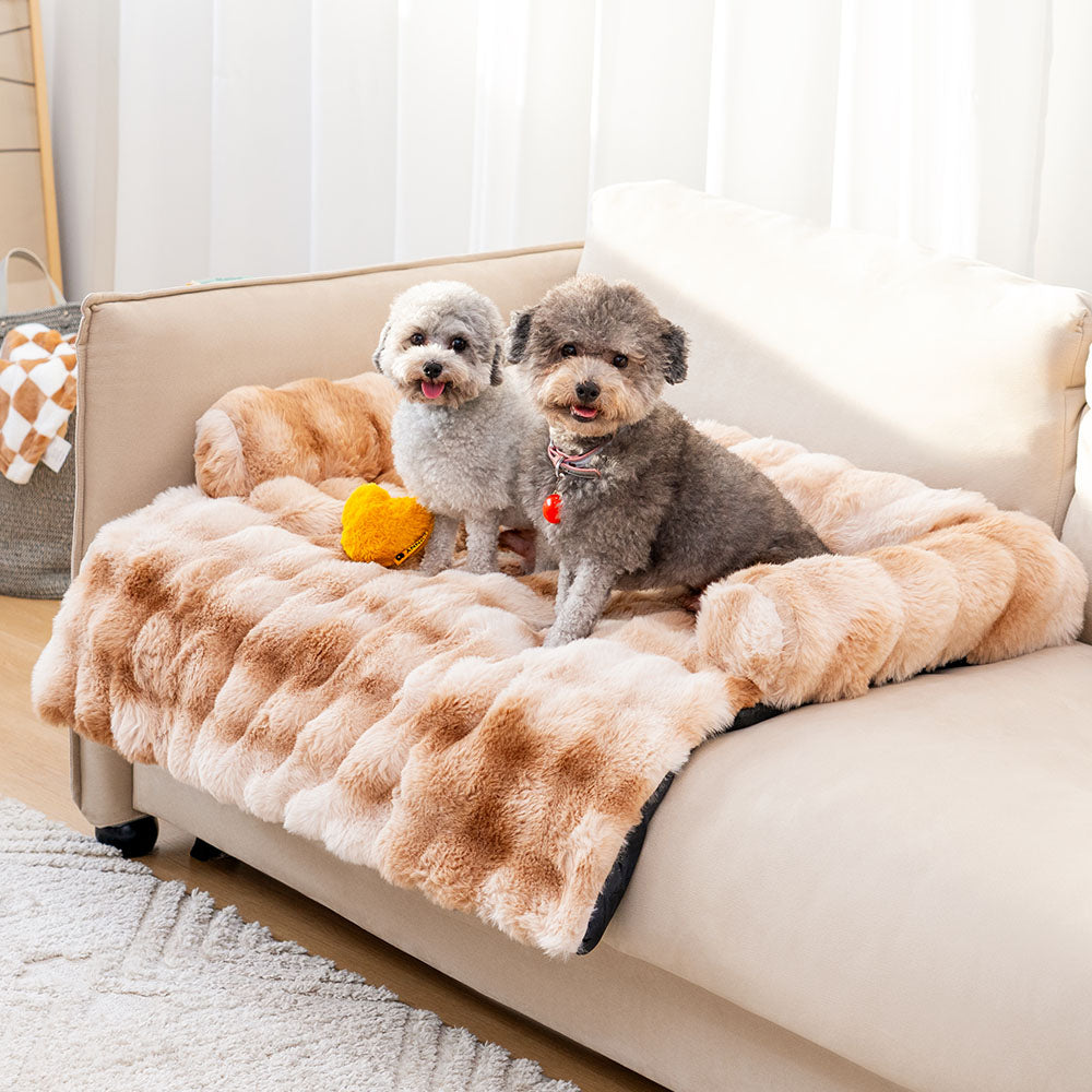 Plushnest – Cozy Sofa Bed for Dogs + Sofa Protector with Anti-Slip Base