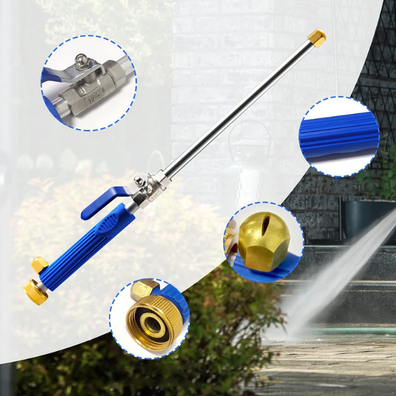 PowerSpray Pro – High-Pressure Hose Attachment for Effortless Deep Cleaning