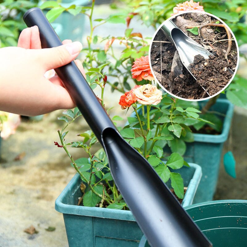 Ergonomic Garden Scoop – Heavy-Duty Tool for Digging, Weeding & Transplanting