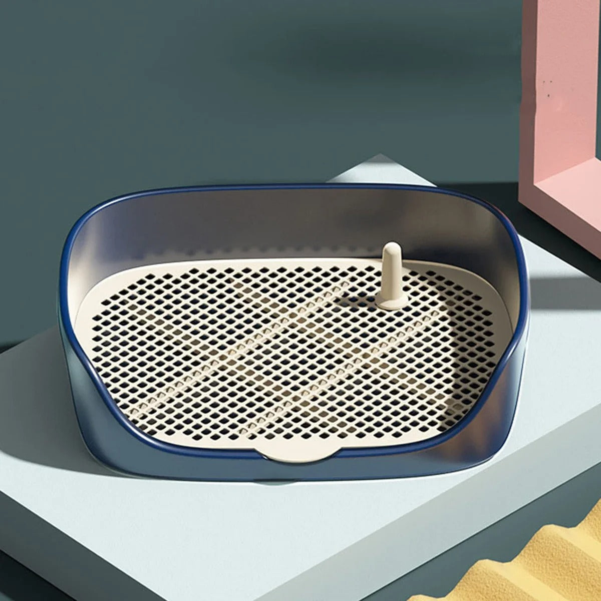 Victor Formation – Puppy Toilet Trainer with Splash Guard | Hygienic Training Tray for Housebreaking Dogs & Kittens