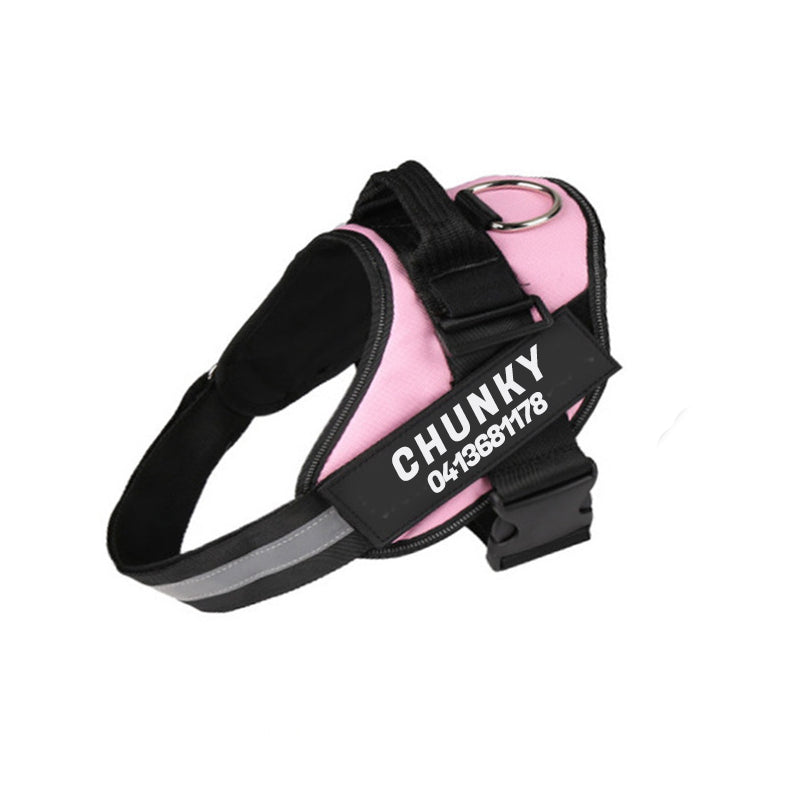 Dogsafe Harness – Reflective, No-Pull Dog Harness with Personalizable Name Tag