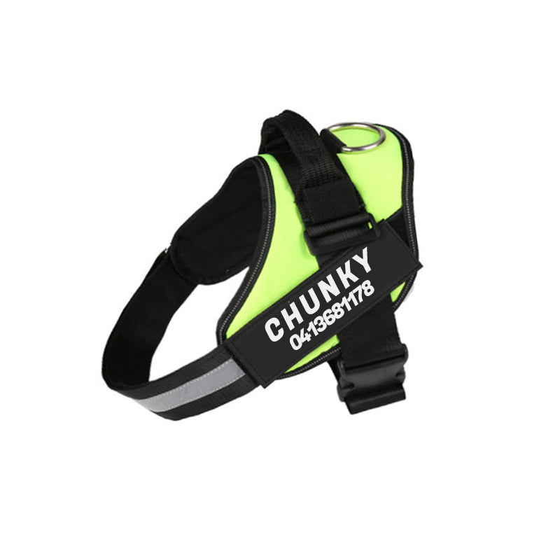 Dogsafe Harness – Reflective, No-Pull Dog Harness with Personalizable Name Tag