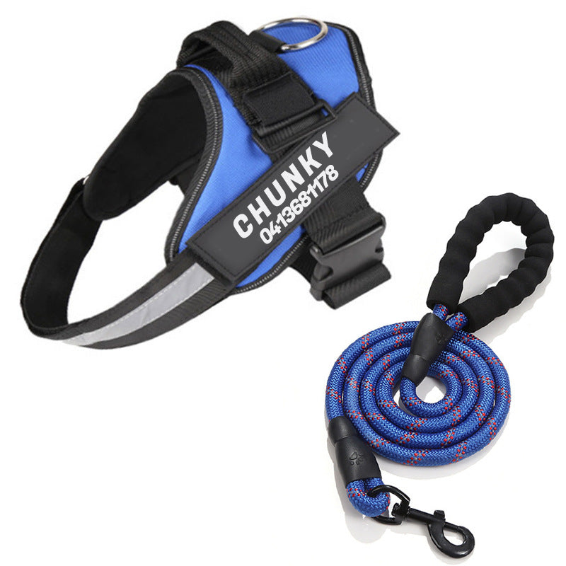 Dogsafe Harness – Reflective, No-Pull Dog Harness with Personalizable Name Tag
