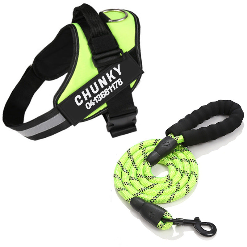Dogsafe Harness – Reflective, No-Pull Dog Harness with Personalizable Name Tag