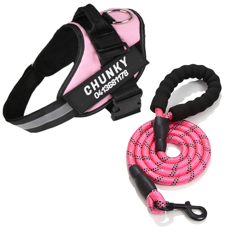 Dogsafe Harness – Reflective, No-Pull Dog Harness with Personalizable Name Tag