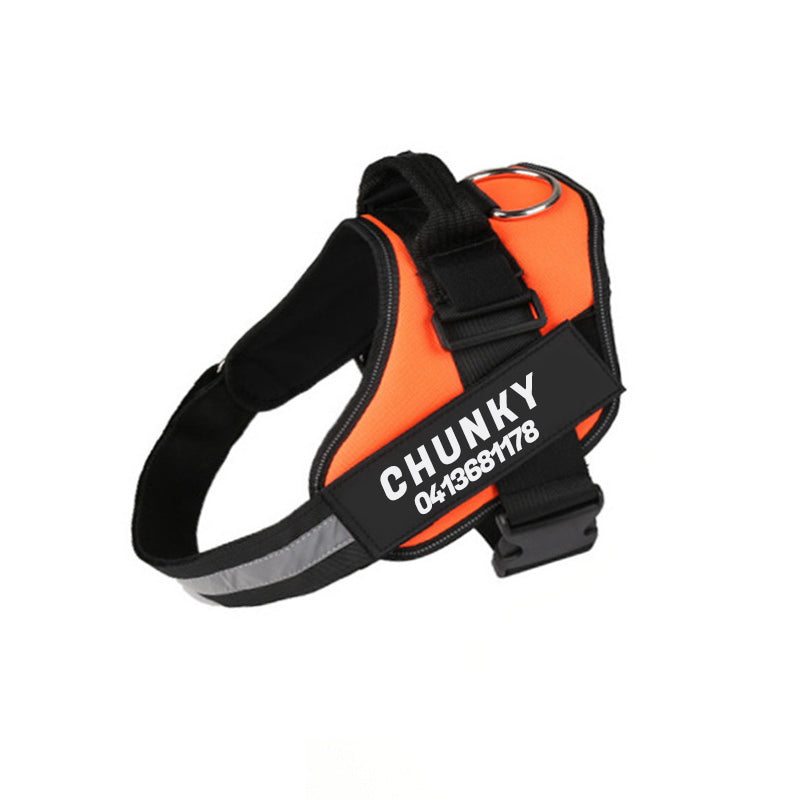 Dogsafe Harness – Reflective, No-Pull Dog Harness with Personalizable Name Tag
