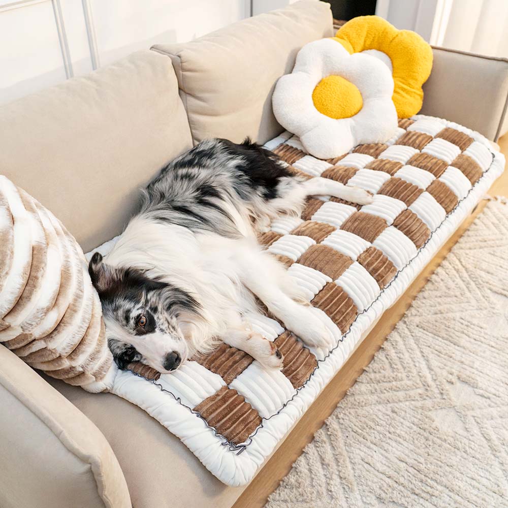 Cozycover – Soft Chenille Blanket + Non-Slip Protection for Sofa, Bed & Floor