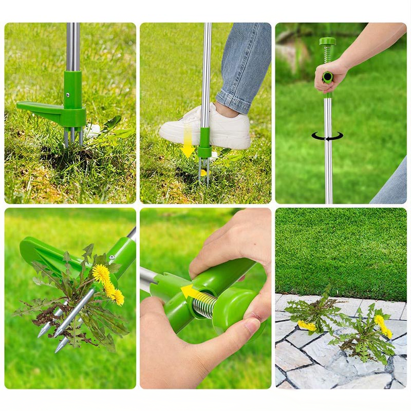 Efficient Standing Weed Puller – Upright Design for Back-Friendly Weed Removal