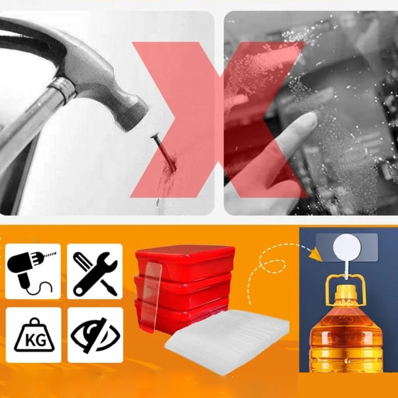 Double-Sided Adhesive Tape – Reusable, Nail-Free Mounting Solution with Strong Nano Grip