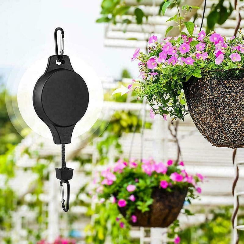 Plant Pulley System – Retractable Hanging Hook for Easy Watering & Maintenance
