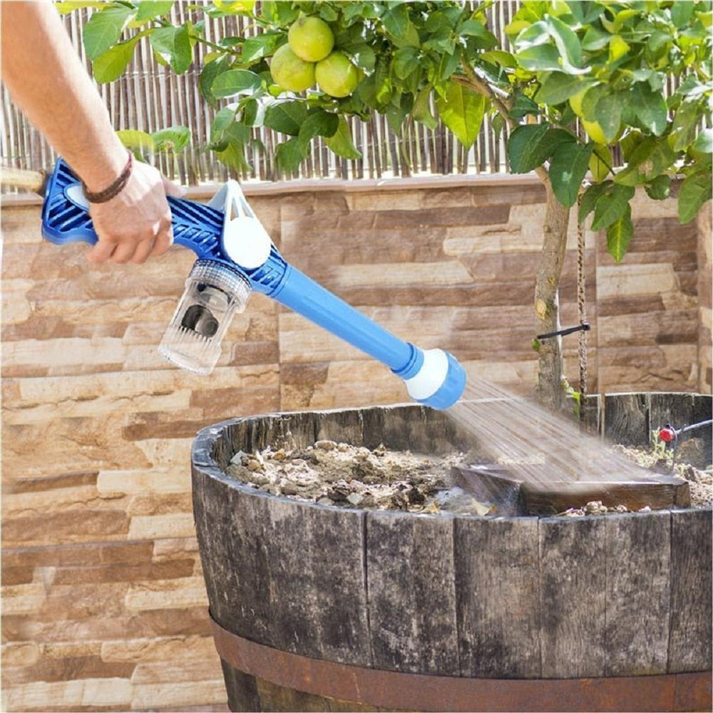 8-in-1 High-Pressure Water Gun – Built-In Soap Dispenser & Adjustable Spray for Efficient Cleaning