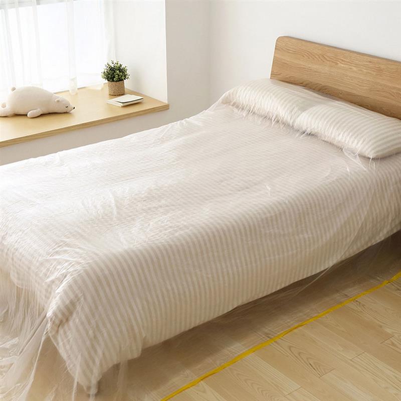 Protective Film with Adhesive Tape – Tear-Resistant Surface Cover for Renovation & Painting