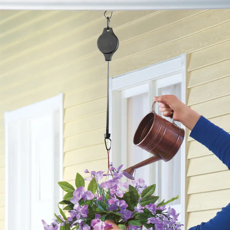 Plant Pulley System – Retractable Hanging Hook for Easy Watering & Maintenance