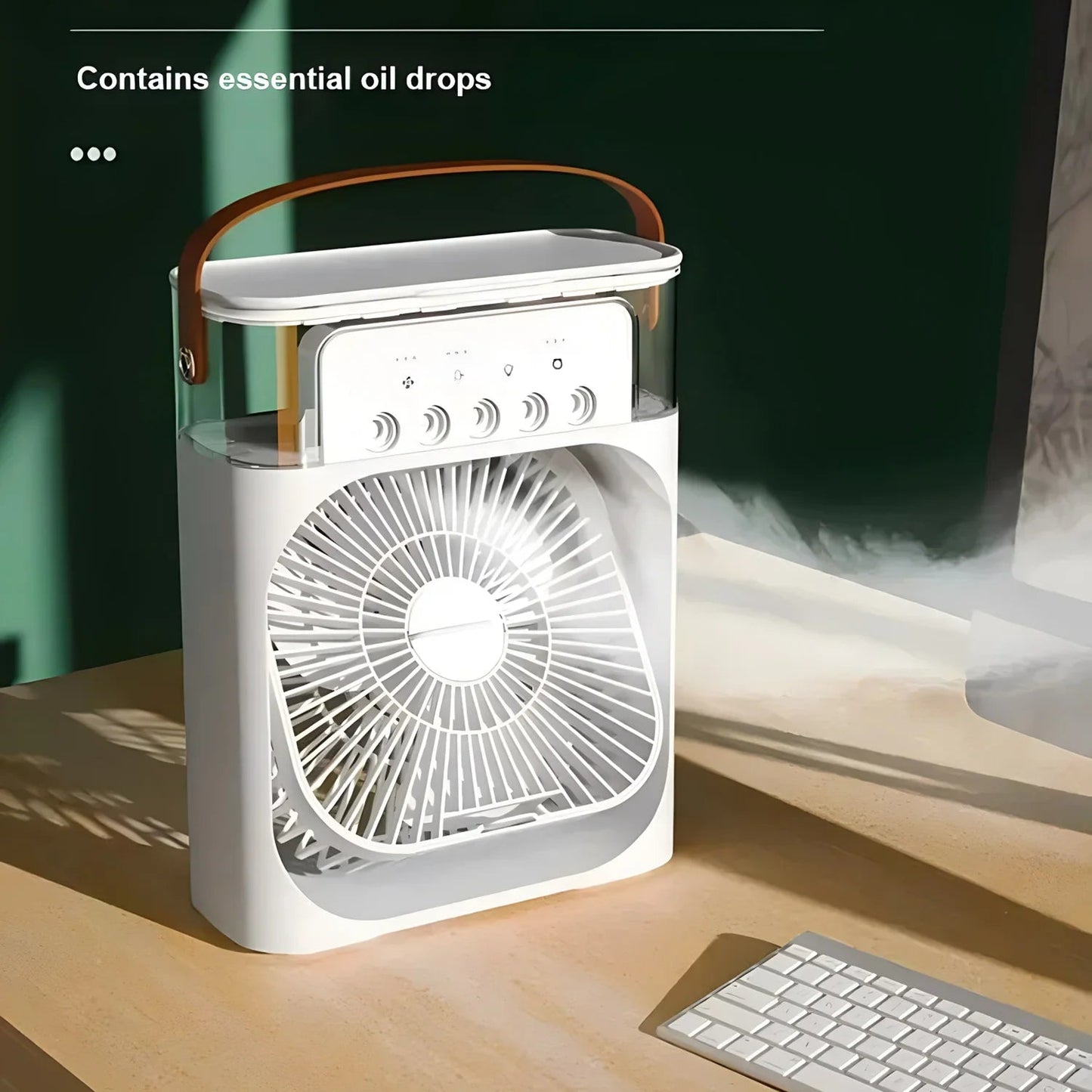 Luxyecs | AirCooler Pro 3-in-1 Fan, Air Conditioner & Humidifier with 7-Color LED Light