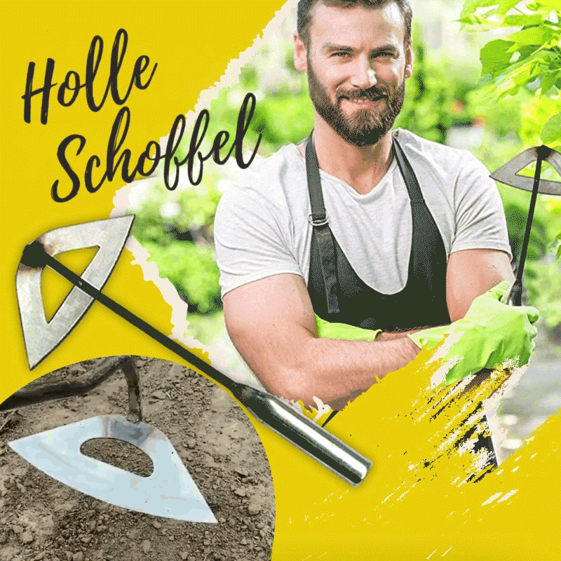 Steel Hollow Hoe – Sharp & Durable Garden Tool for Effortless Weeding and Soil Loosening