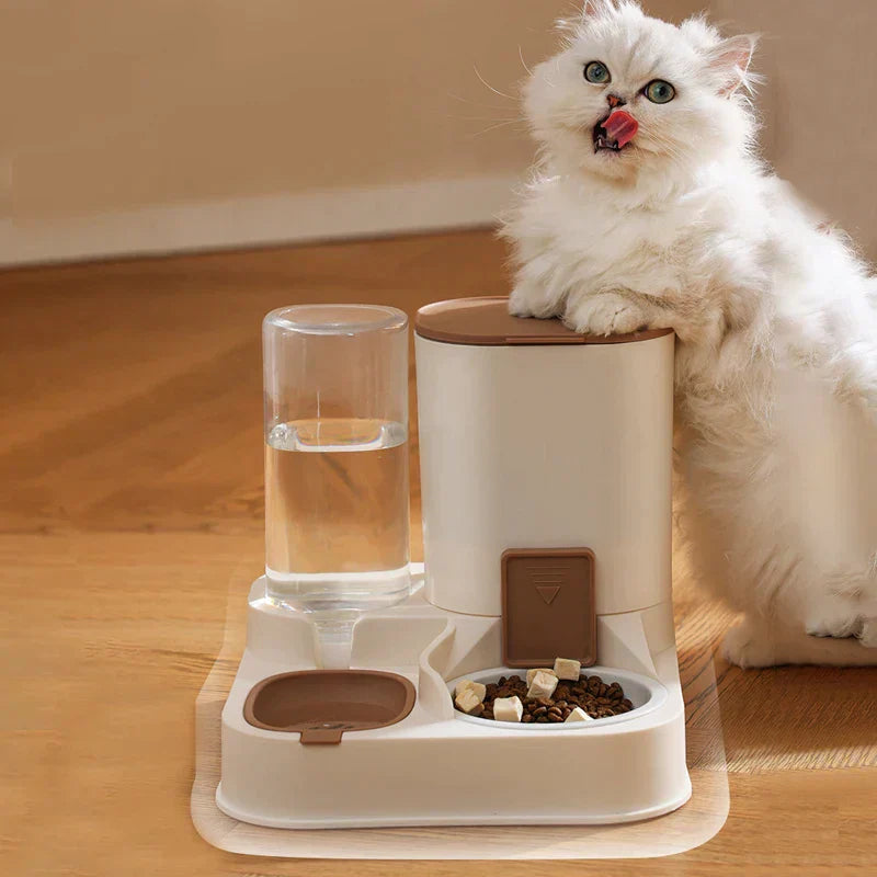 Bretzee Smart Feeder – Automatic Pet Food & Water Dispenser | Ceramic & BPA-Free Design