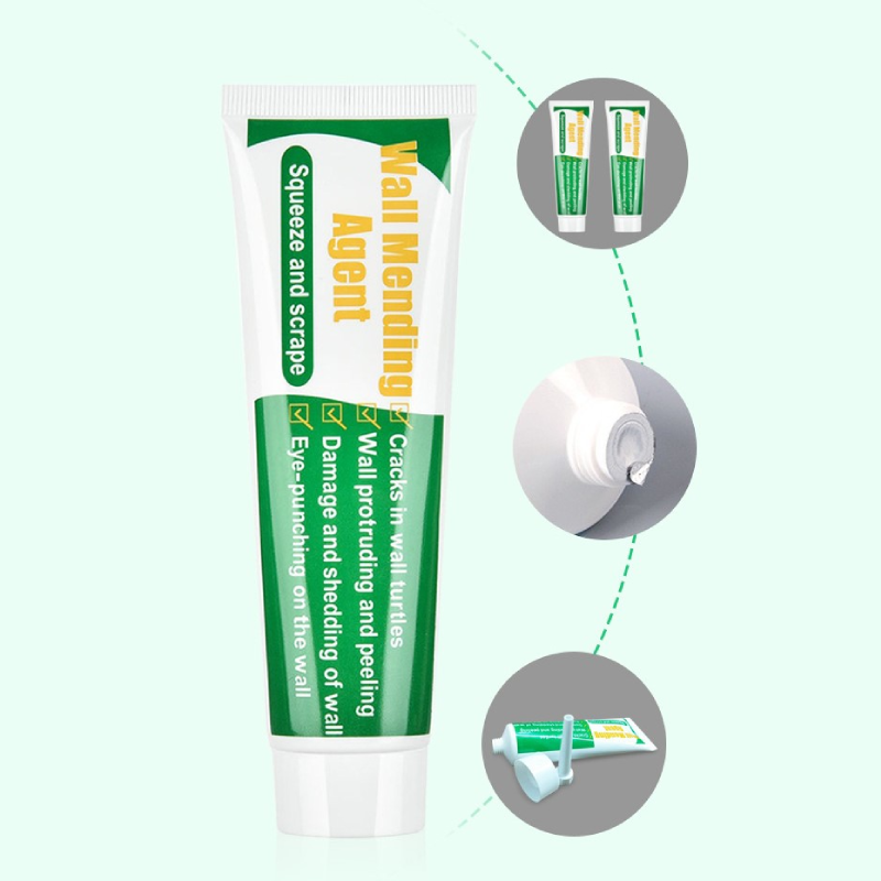 WallFix Pro – Instant Wall Repair Cream for Cracks, Holes & Stains with Scraper & Nozzle Set