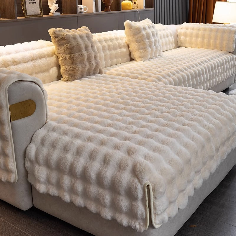 SofaGuard Luxe – Elegant Non-Slip Sofa Protector for Pets, Kids & Everyday Comfort