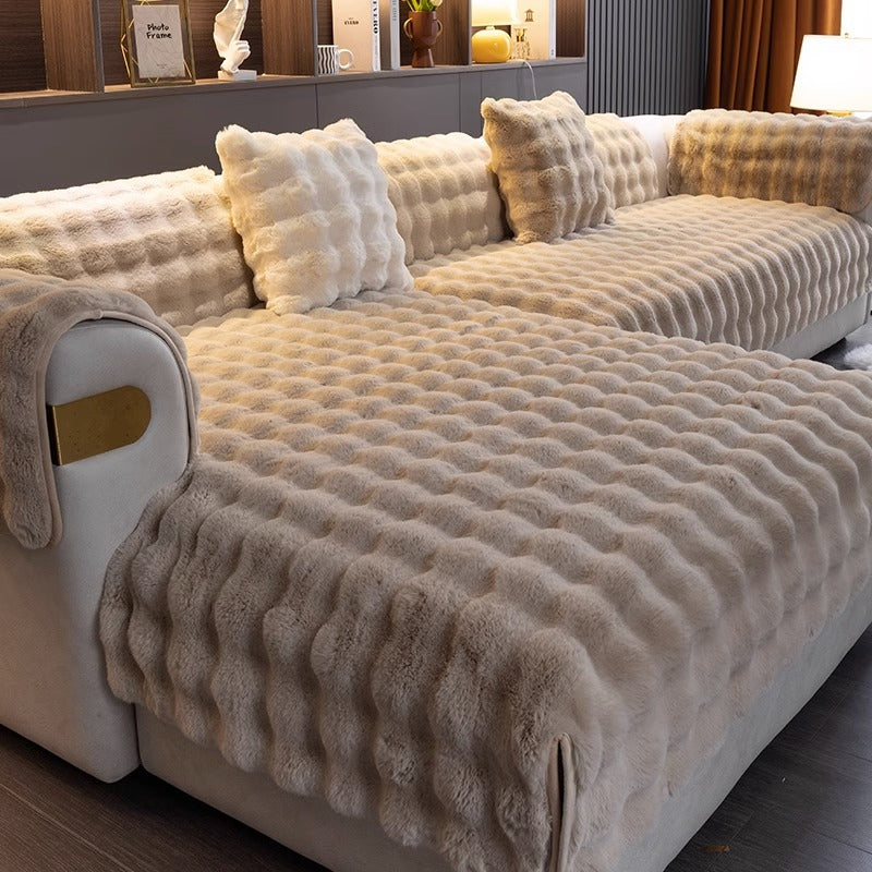 SofaGuard Luxe – Elegant Non-Slip Sofa Protector for Pets, Kids & Everyday Comfort