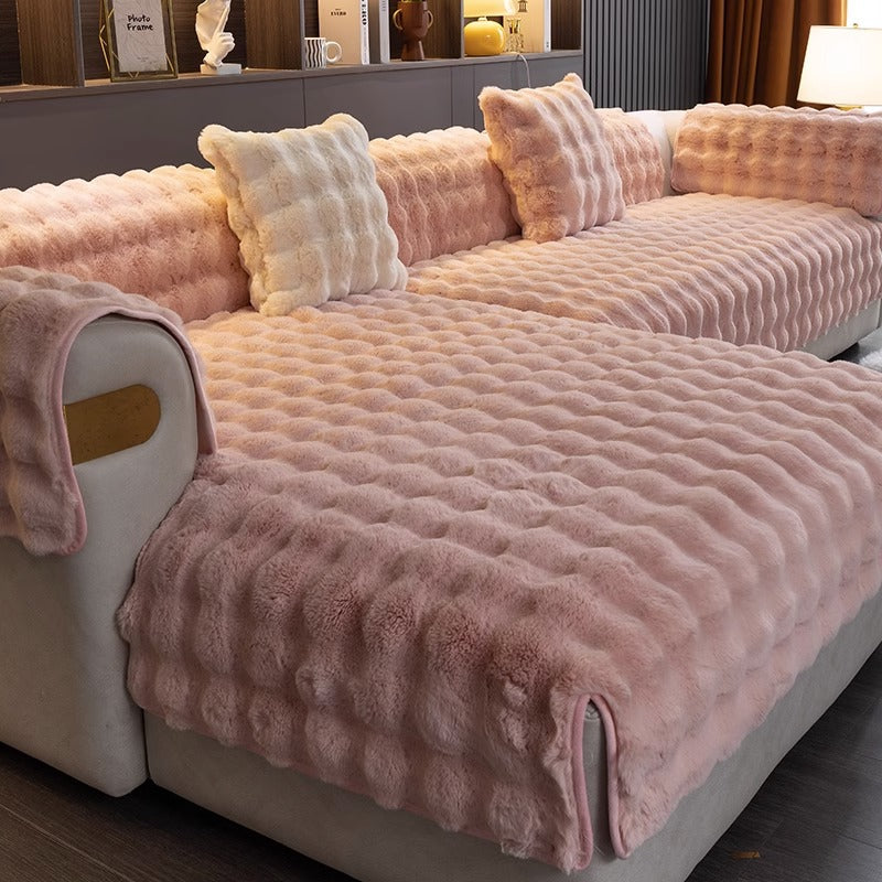 SofaGuard Luxe – Elegant Non-Slip Sofa Protector for Pets, Kids & Everyday Comfort