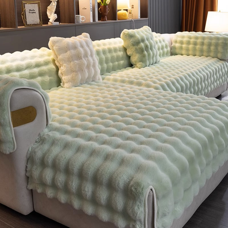 SofaGuard Luxe – Elegant Non-Slip Sofa Protector for Pets, Kids & Everyday Comfort