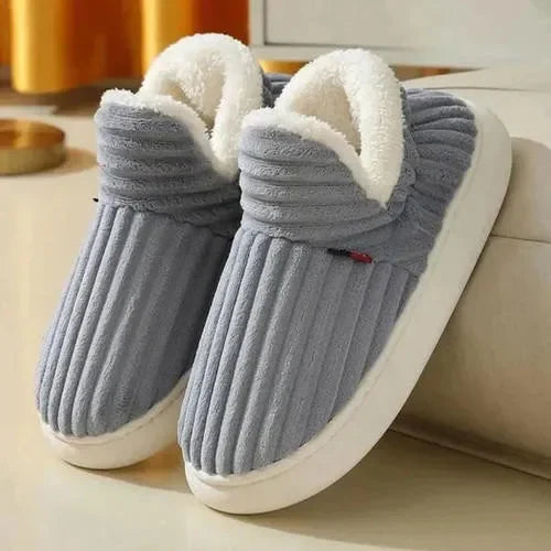 Women's Winter Indoor Slippers with Plush Lining and Anti-Slip Sole