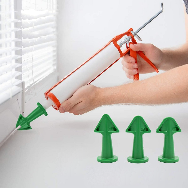 Silicone Instant Spray Tool Set – Mess-Free Sealing Nozzles for Windows, Doors & Bathtubs