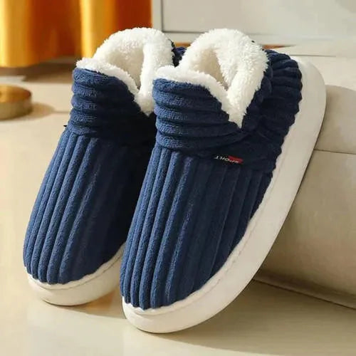 Women's Winter Indoor Slippers with Plush Lining and Anti-Slip Sole